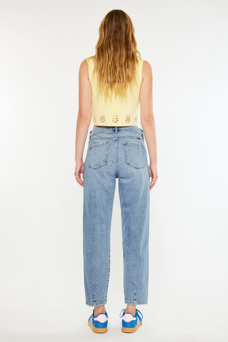 Gabby High Rise Slouch Fit Jeans for Women - Comfortable Stretch Denim Pants, Casual & Trendy (Perfect for Everyday Wear, Outings & Relaxing)