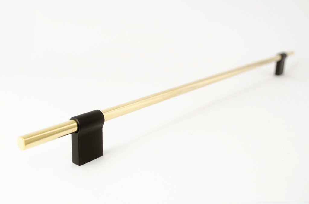 Matte Black/Polished Brass