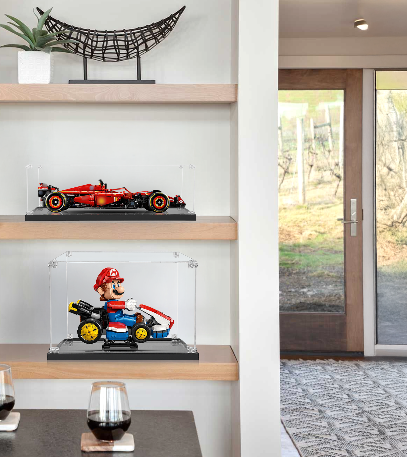 LEGO® Super Mario™ Mario Kart™ Display Case for 72037 Set - Protective Showcase for Collectible Mario & Standard Kart - Perfect for Home Decor, Office Display, and LEGO® Enthusiast Collections