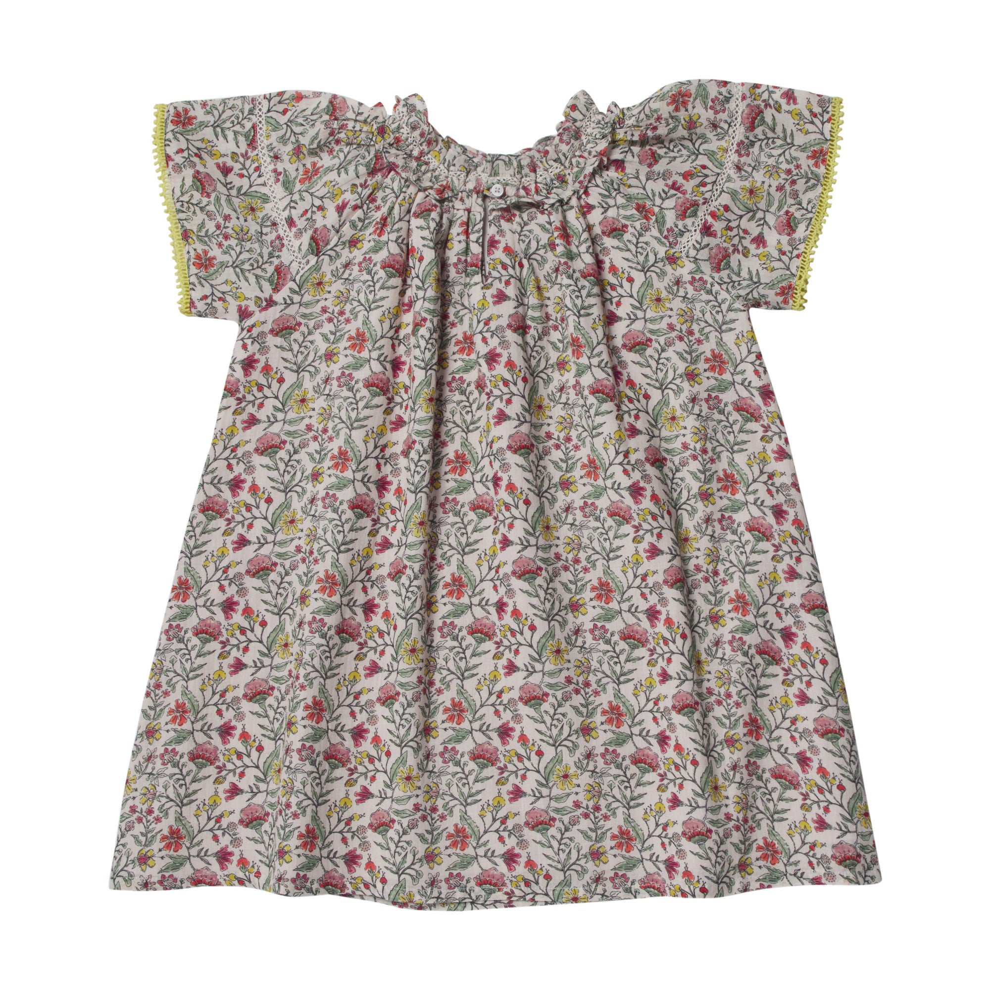 Bonheur du Jour Paris Jacinthe Dress Rose - Elegant Floral Maxi Dress for Women | Perfect for Weddings, Parties & Special Occasions