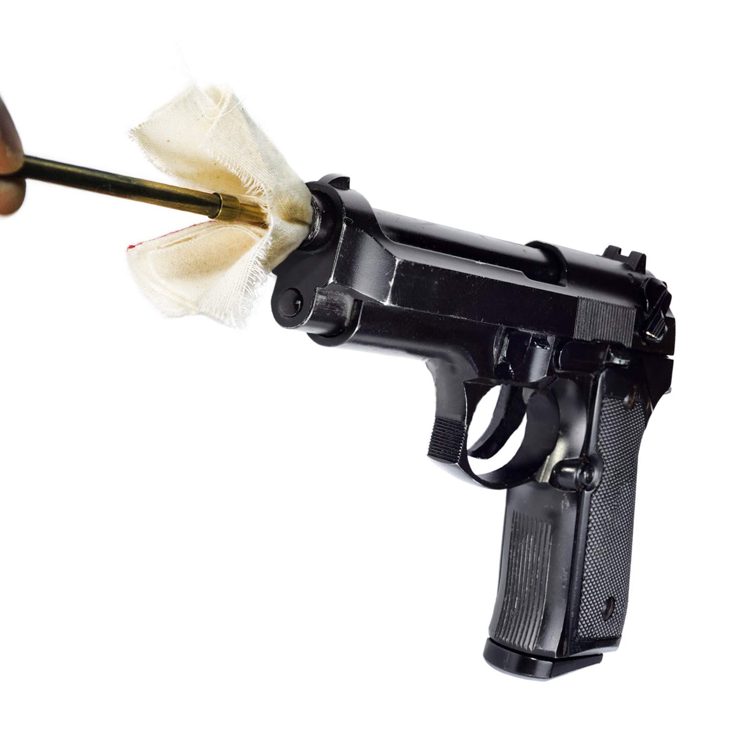 Premium Gun Cleaning Patches - 100% Cotton Cloth Patches for Rifle, Handgun & Shotgun Maintenance | Perfect for Firearm Cleaning & Gun Range Use