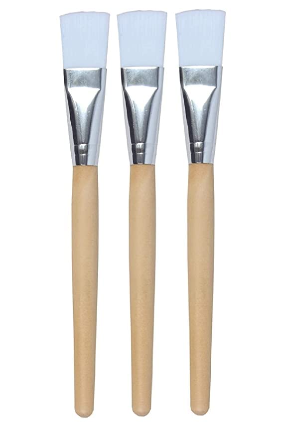 Professional AIR BEAUTY Face Pack & Facial Bleach Brush Set (3-Pack) - For Spa-Quality Skin Brightening & Exfoliation at Home