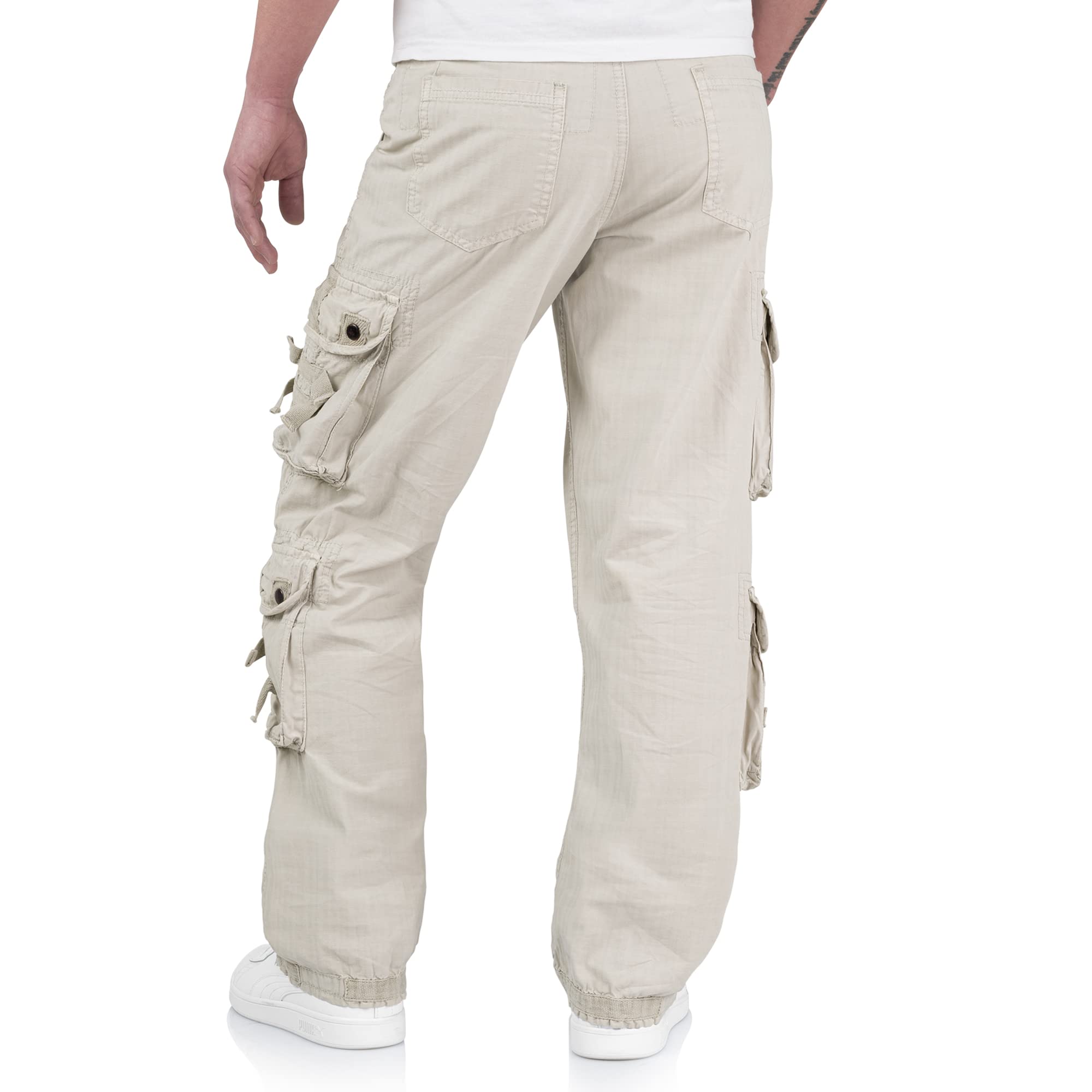 Royal Traveler Men's Cargo Pants - Durable & Comfortable Tactical Trousers for Outdoor Adventure, Hiking, Camping & Travel