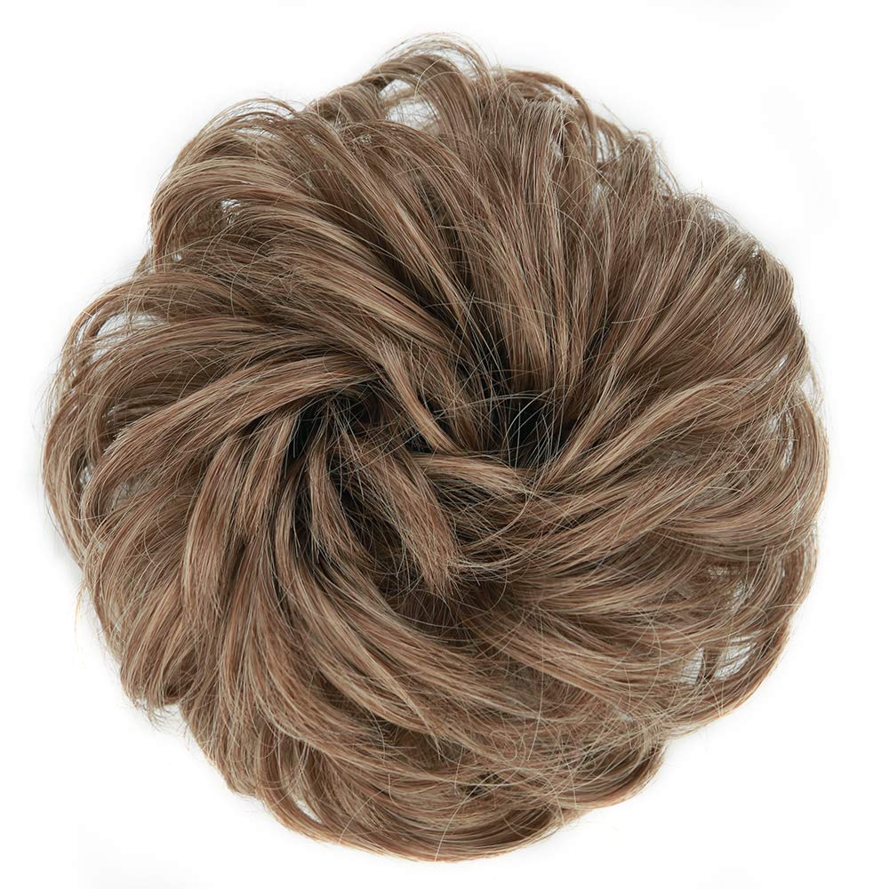 Curly Synthetic Messy Hair Bun Hair Scrunchies Extension - Perfect for Messy Bun Hairstyles, Ponytail Accessories & Everyday Hair Styling