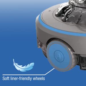 Doheny's Projet Free Rechargeable Cordless Robotic Pool Cleaner - Automatic Pool Vacuum for Inground & Above Ground Pools | Fast Cleaning | Lightweight Design | Perfect for Backyard, Vacation Homes & Commercial Pools