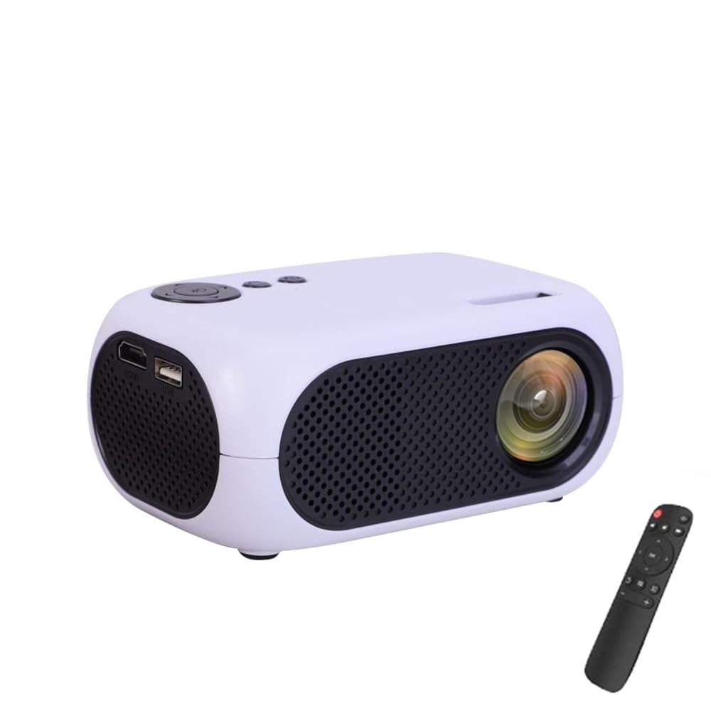 Portable Mini Projector - Compact LED Projector with Built-in Speaker | HD 1080P Support | Perfect for Home Theater, Outdoor Camping, Office Presentations & Student Gifts | Ideal Birthday Gift & Travel Entertainment