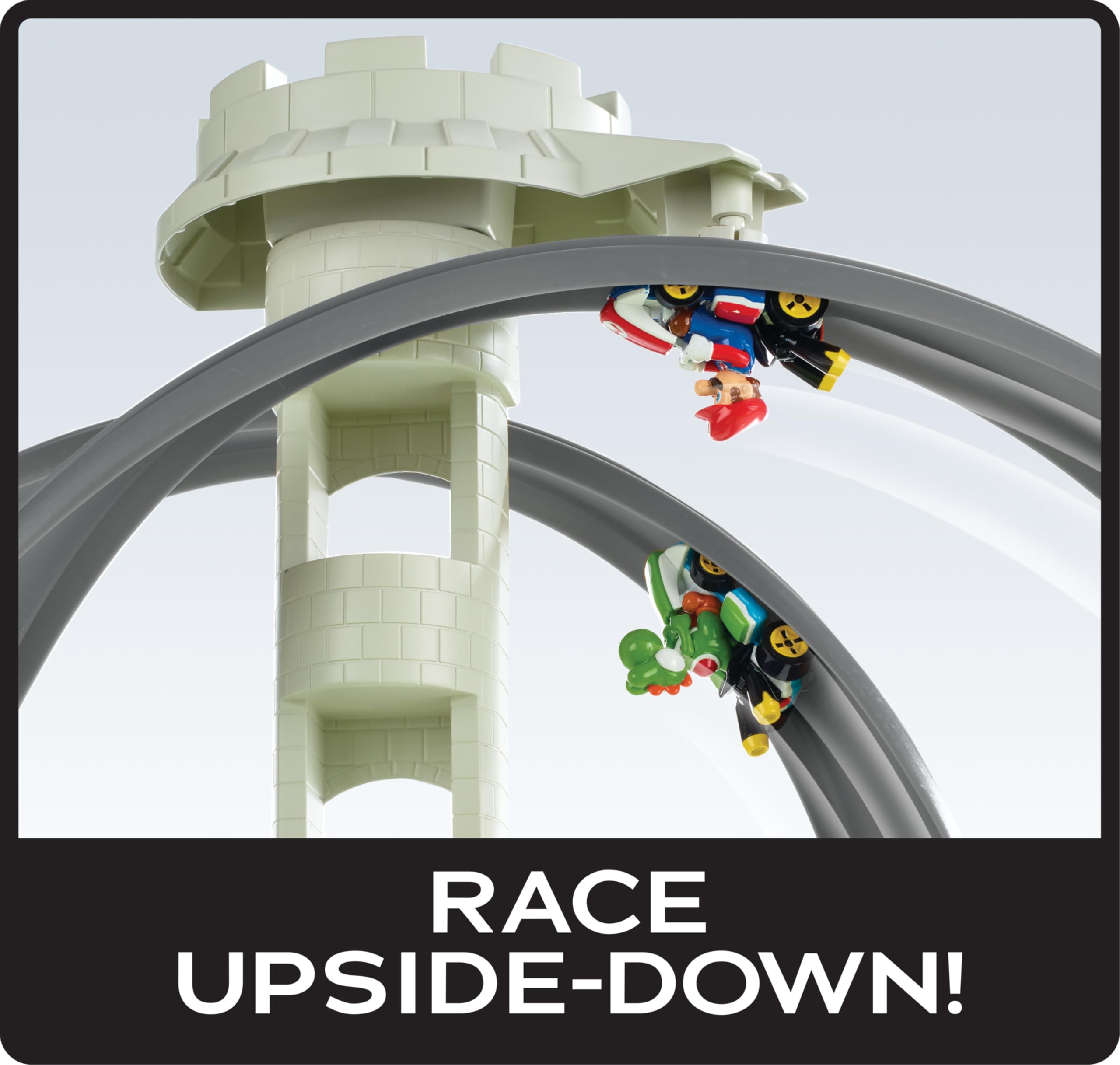Hot Wheels Mario Kart Circuit Lite Track Set - Race Toy for Kids with 2 Cars - Perfect for Indoor Play & Birthday Gifts