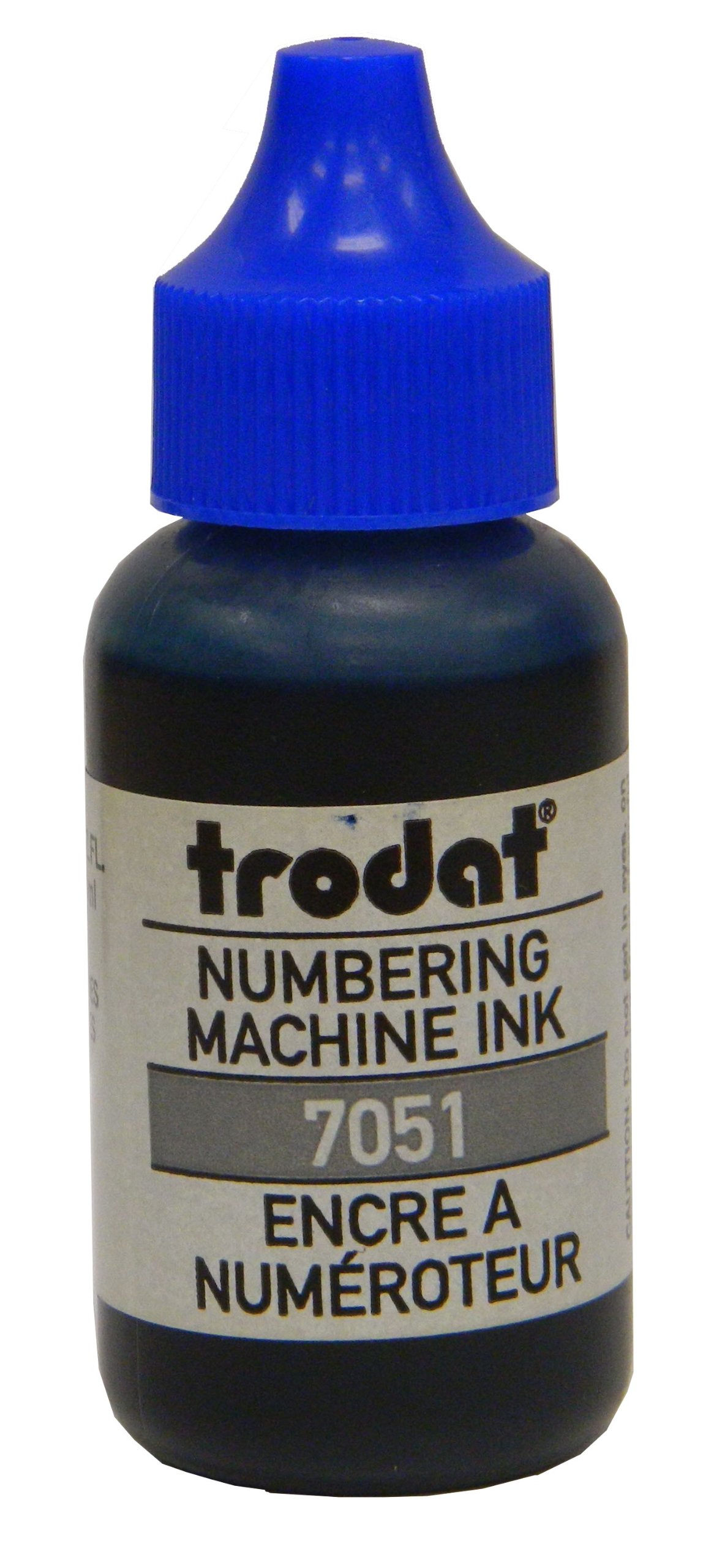 Trodat Professional Numbering Machine Ink - Blue Refill for Date Stamps & Document Printers | Ideal for Office, Legal, and Business Use