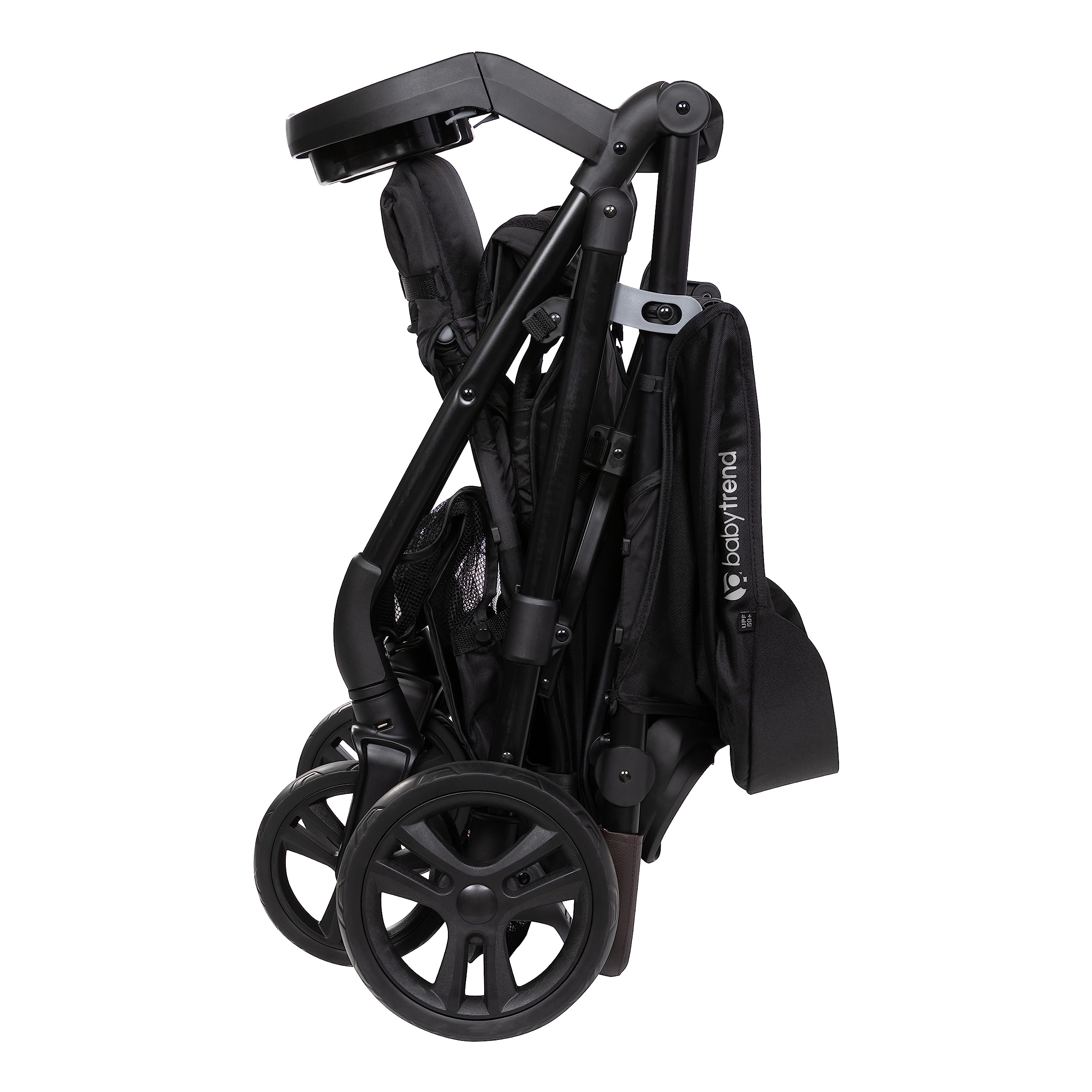 Baby Trend Passport DLX Travel System Stroller with EZ-Lift Plus Infant Car Seat - Uptown Black | Lightweight Compact Stroller for Newborns & Toddlers | Perfect for Air Travel, Shopping & Daily Walks