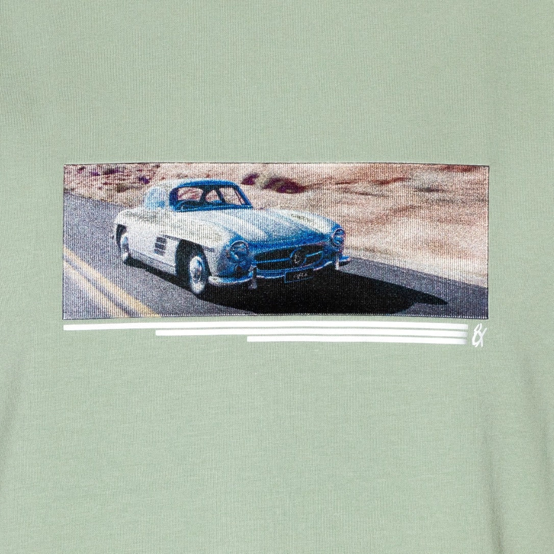 Eight X SL Forever Graphic T-Shirt - Olive Green | Trendy Streetwear for Men & Women | Perfect for Casual Outfits, Concerts, and Everyday Wear