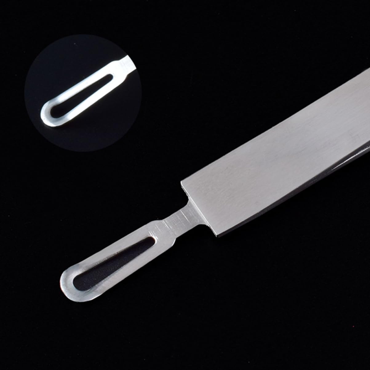 Angoily Stainless Steel Eyebrow & Eyelash Tweezers - 1pc Slanted Makeup Tweezers for Precise Brow Shaping & Lash Application - Perfect for Home Salon & Travel Makeup Kit