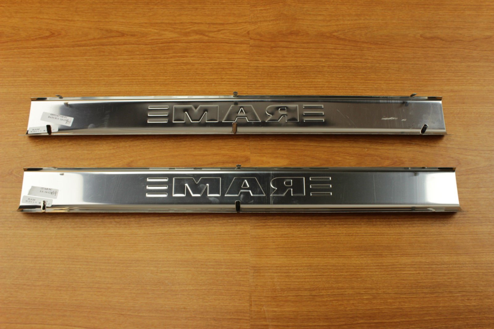Mopar Dodge Ram Door Sill Guards - Stainless Steel OEM Replacement Parts for Dodge Ram Trucks - Protect Your Vehicle Interior from Scratches and Wear