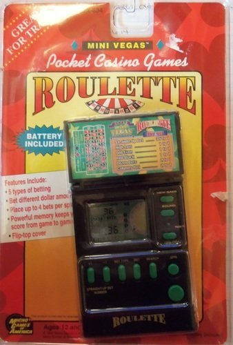 Mini Vegas Pocket Casino Games Roulette - Portable Travel Casino Set for Parties, Gifts & Family Game Nights