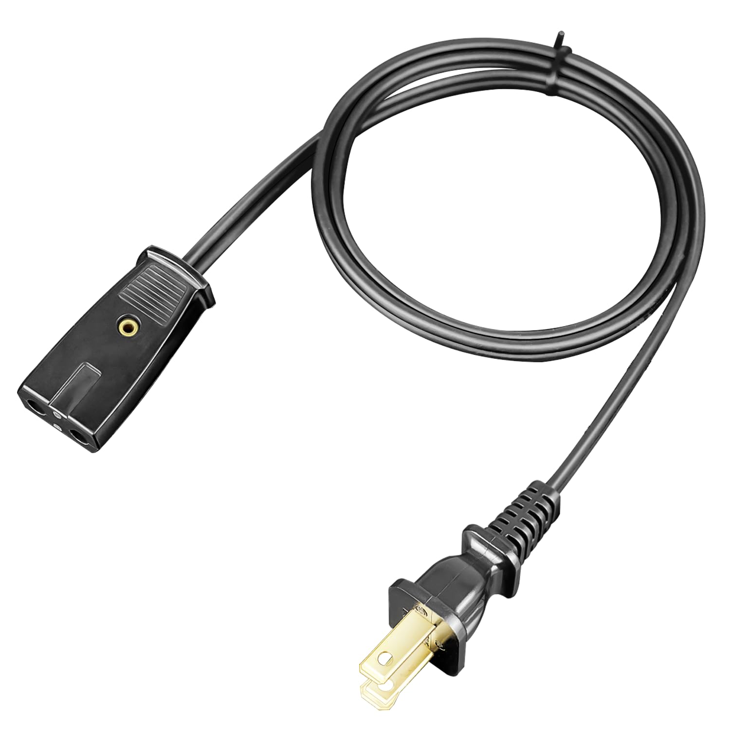 3ft Long 2 Pin 1/2 Inch Spacing Power Cord Replacement for Farberware FCP280 Coffee Pot Percolator - Compatible with Rice Cookers, Slow Cookers & Small Appliances - Perfect for Home & Office Use