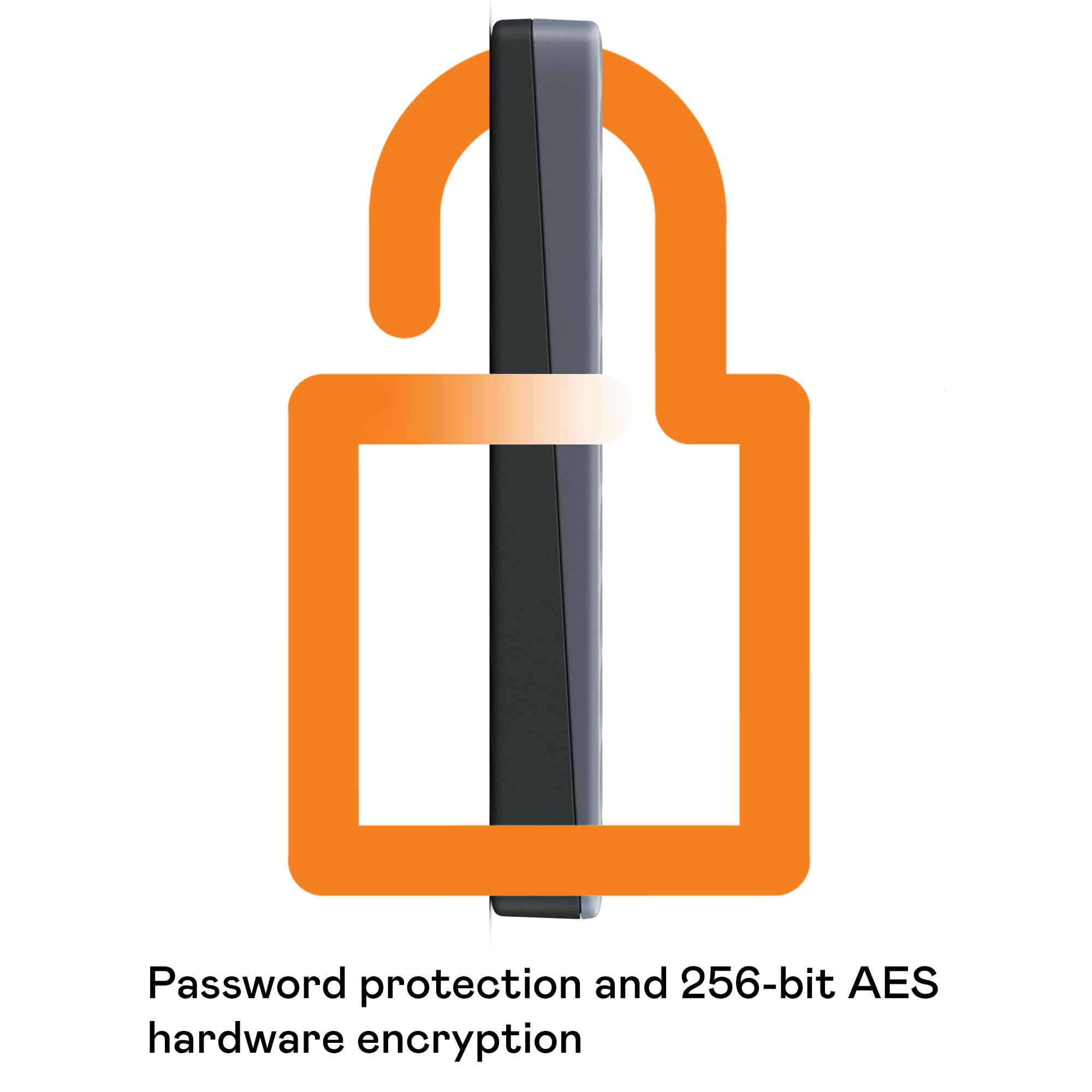 WD 2TB My Passport Portable External Hard Drive - USB-C & USB-A Compatible for Windows PC, Mac, Chromebook, PS5, Xbox - Backup Software & Password Protection (WDBRMD0020BGY-WESN) - Perfect for Data Storage, Gaming, Work & Travel Backup