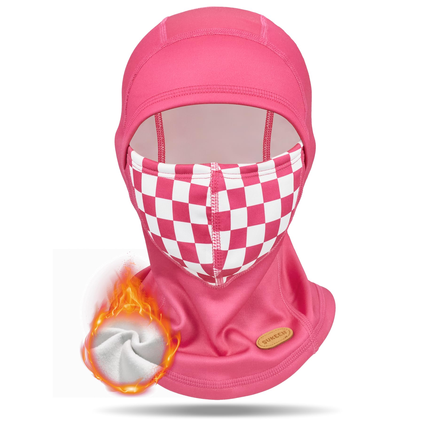 Sukeen Kids Winter Balaclava Ski Mask - Breathable Face Cover & Neck Gaiter for Boys & Girls - Warm Cold Weather Protection for Skiing, Snowboarding & Outdoor Activities