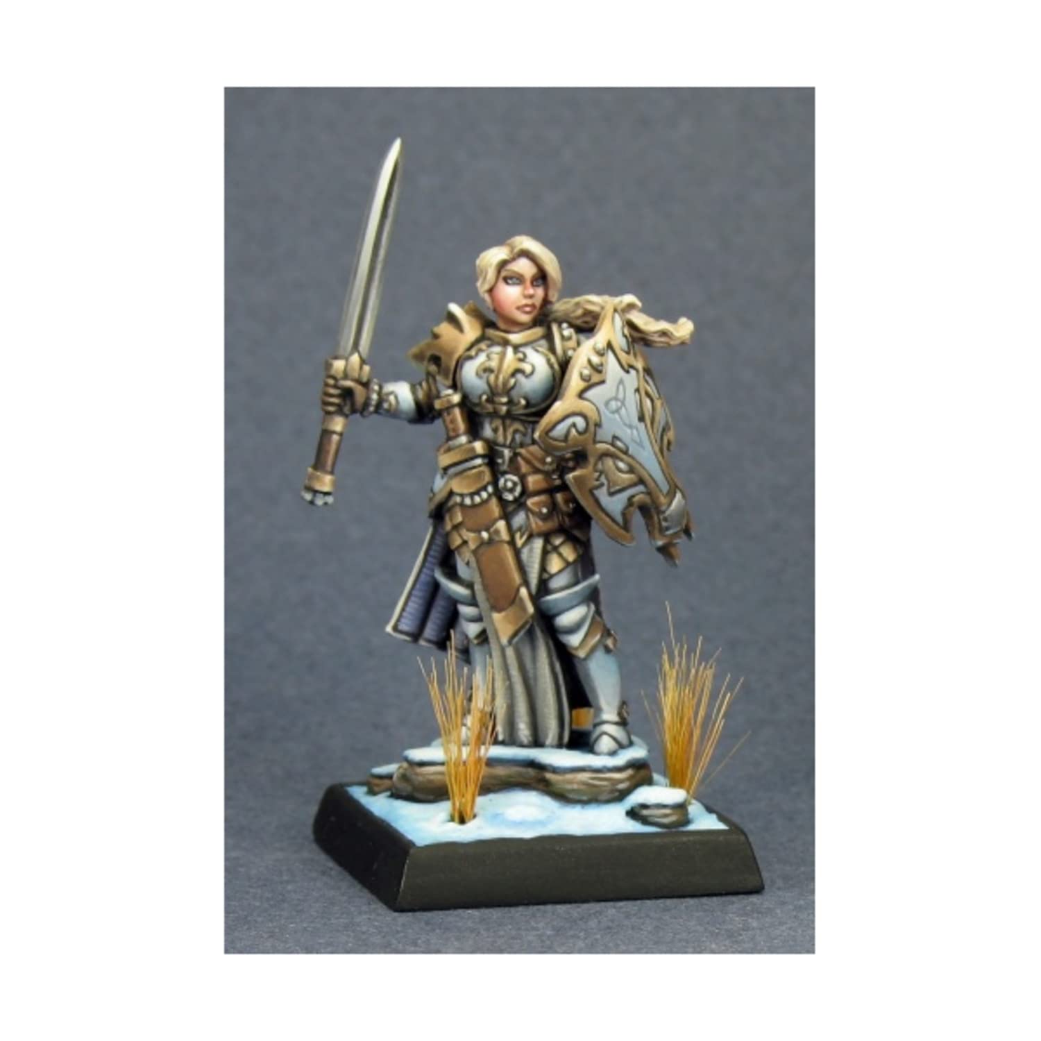 Reaper Miniatures Trista The White Wolf - 25mm Heroic Scale Dark Heaven Legends Fantasy Figure for RPG, D&D, and Tabletop Gaming