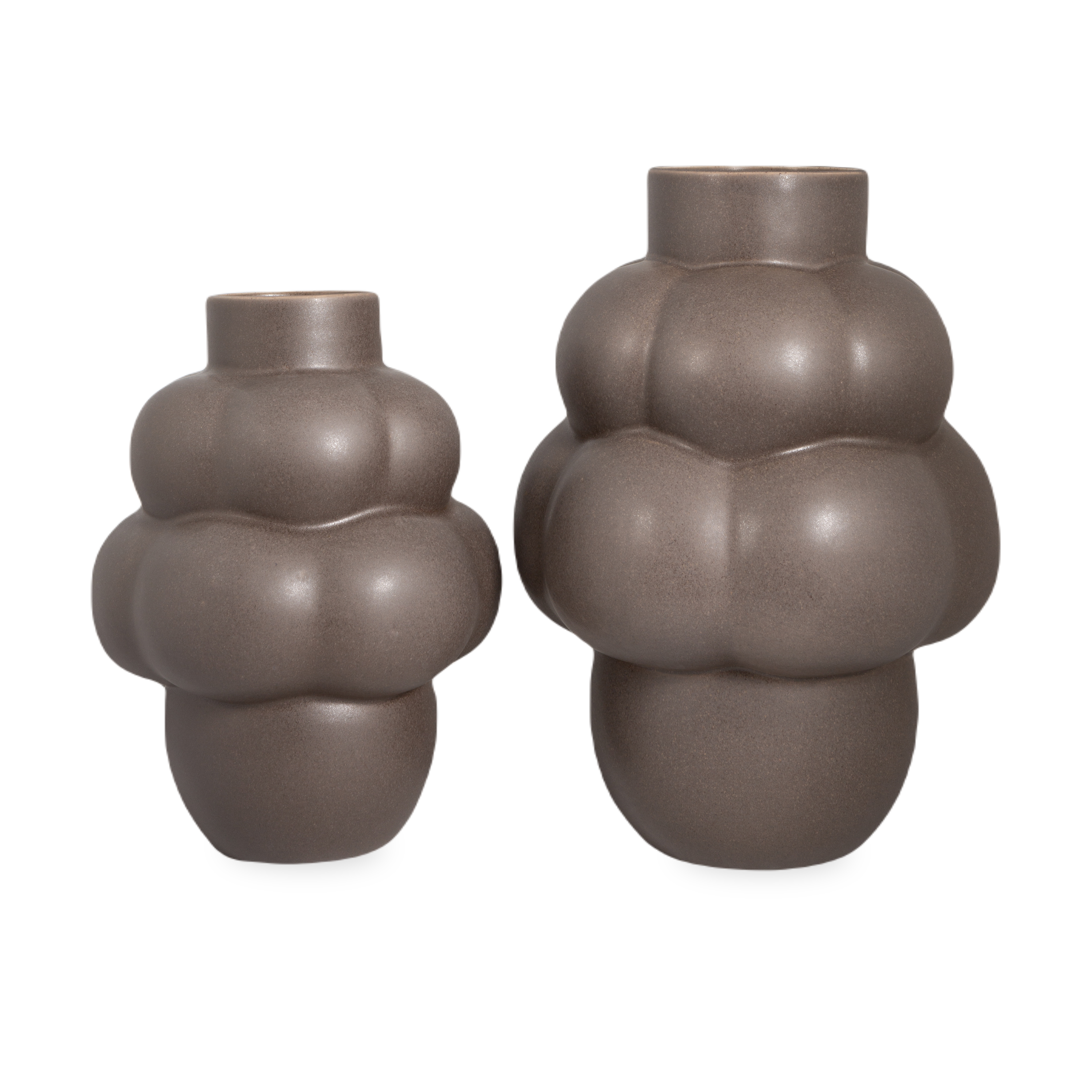 Elegant Brown Balloon Vase for Weddings, Parties & Home Decor - Handcrafted Glass Centerpiece for Floral Arrangements