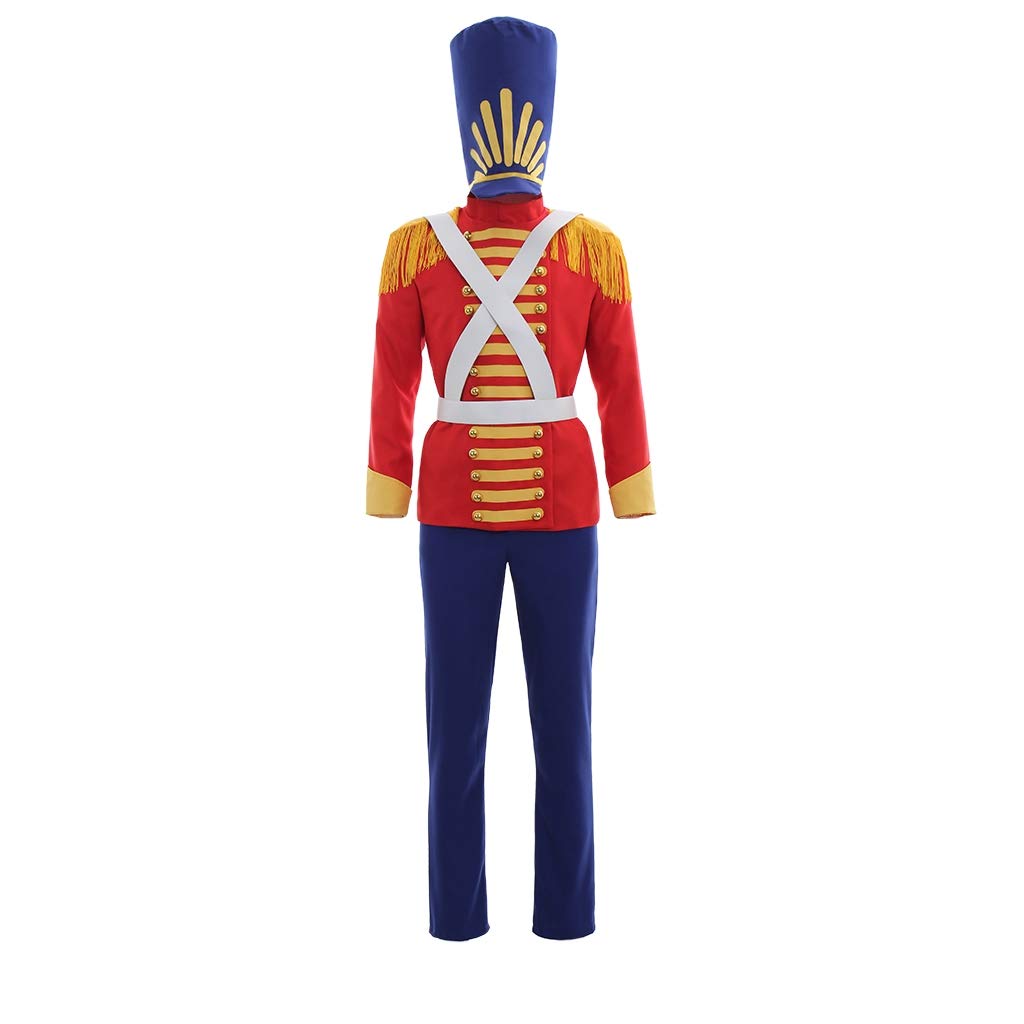 Nutcracker Cosplay Costume for Men - DIY Soldier Outfit for Halloween, Christmas Parties & Theatrical Performances
