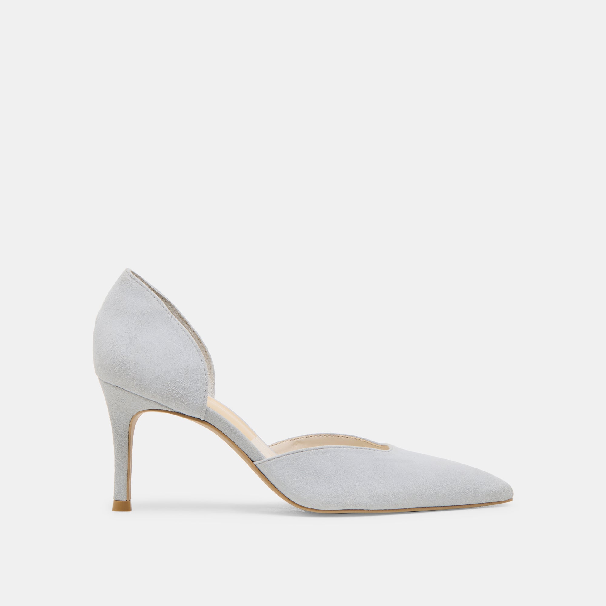 ELOY HEELS Women's Light Blue Suede High Heels - Elegant Party & Wedding Shoes for Women