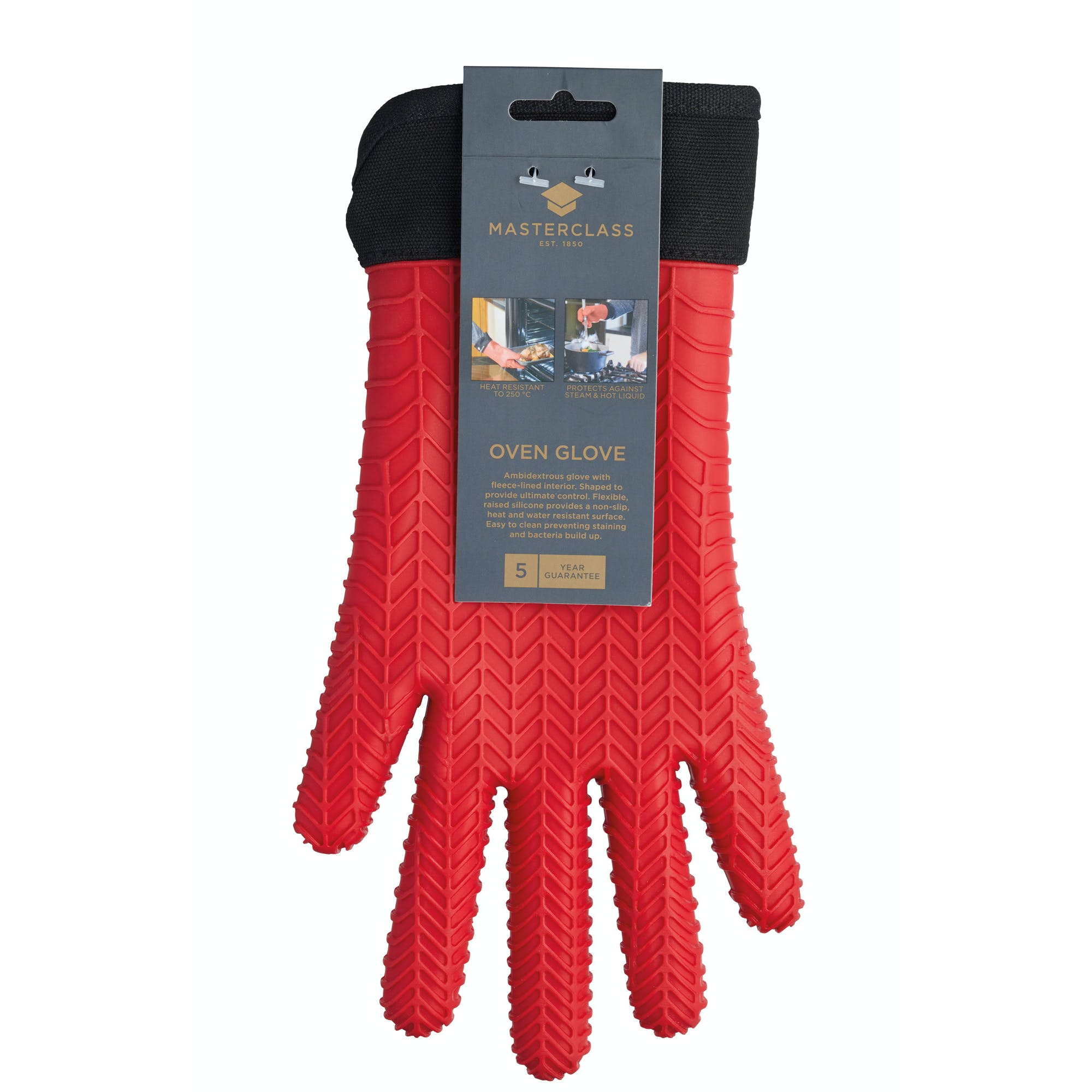 Heat-Resistant Fleece Lined Silicone Oven Mitts - Extra Long Kitchen Gloves for Baking, Grilling & Cooking - Perfect for Hot Pans, BBQ & Oven Use