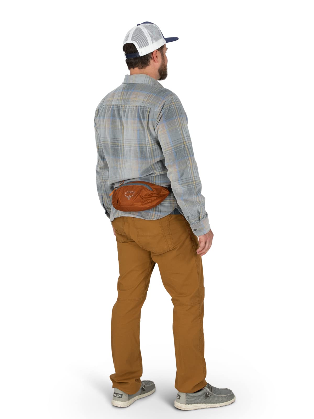 Osprey Ultralight Collapsible Waist Pack - Compact Travel Fanny Pack for Hiking, Running & Everyday Use