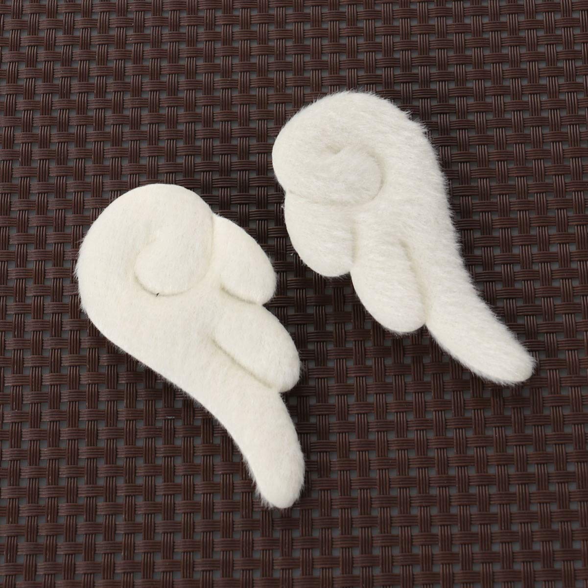 3 Pairs Angel Wings Hair Clips - Non-Slip Cartoon Hair Accessories with White Plush Wings for Baby Girls, Perfect for Parties, Cosplay, and Daily Wear