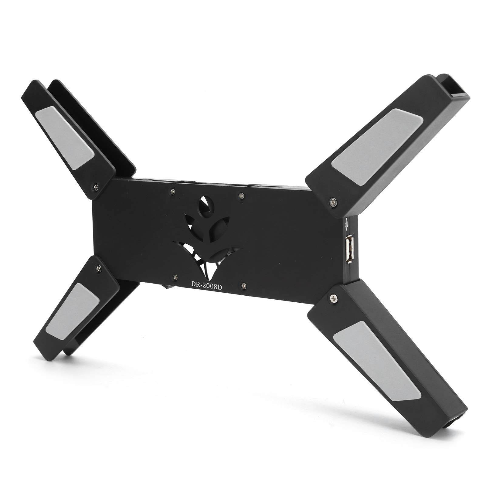 Portable Foldable Laptop Cooling Pad with USB Fan Stand - Ergonomic Notebook Cooler Base for Enhanced Airflow, Ideal for Gaming, Office, and Home Use