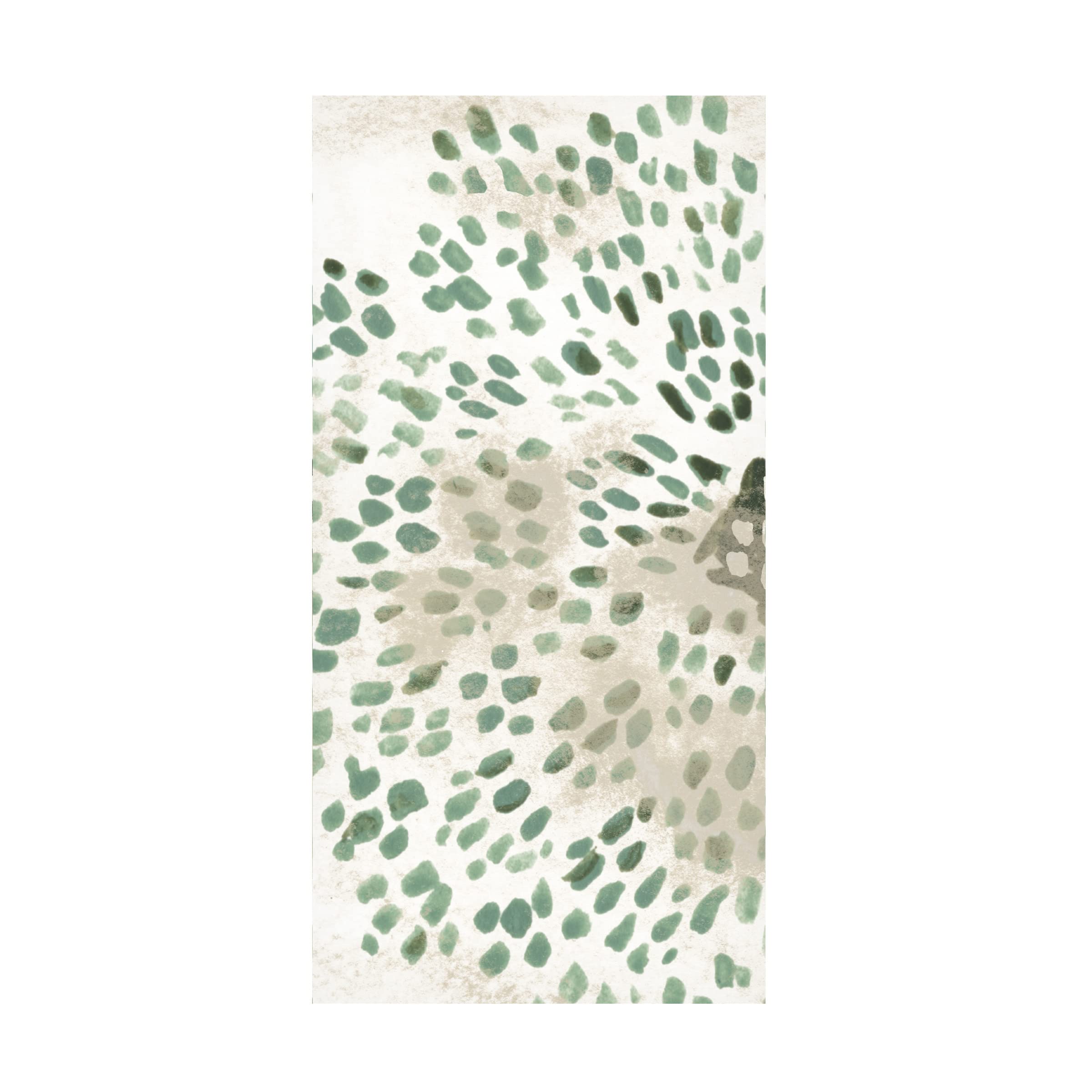 Trademark Fine Art 'Green Flowerhead III' Canvas Art Print by June Erica Vess - Modern Botanical Wall Decor for Living Room, Bedroom & Office