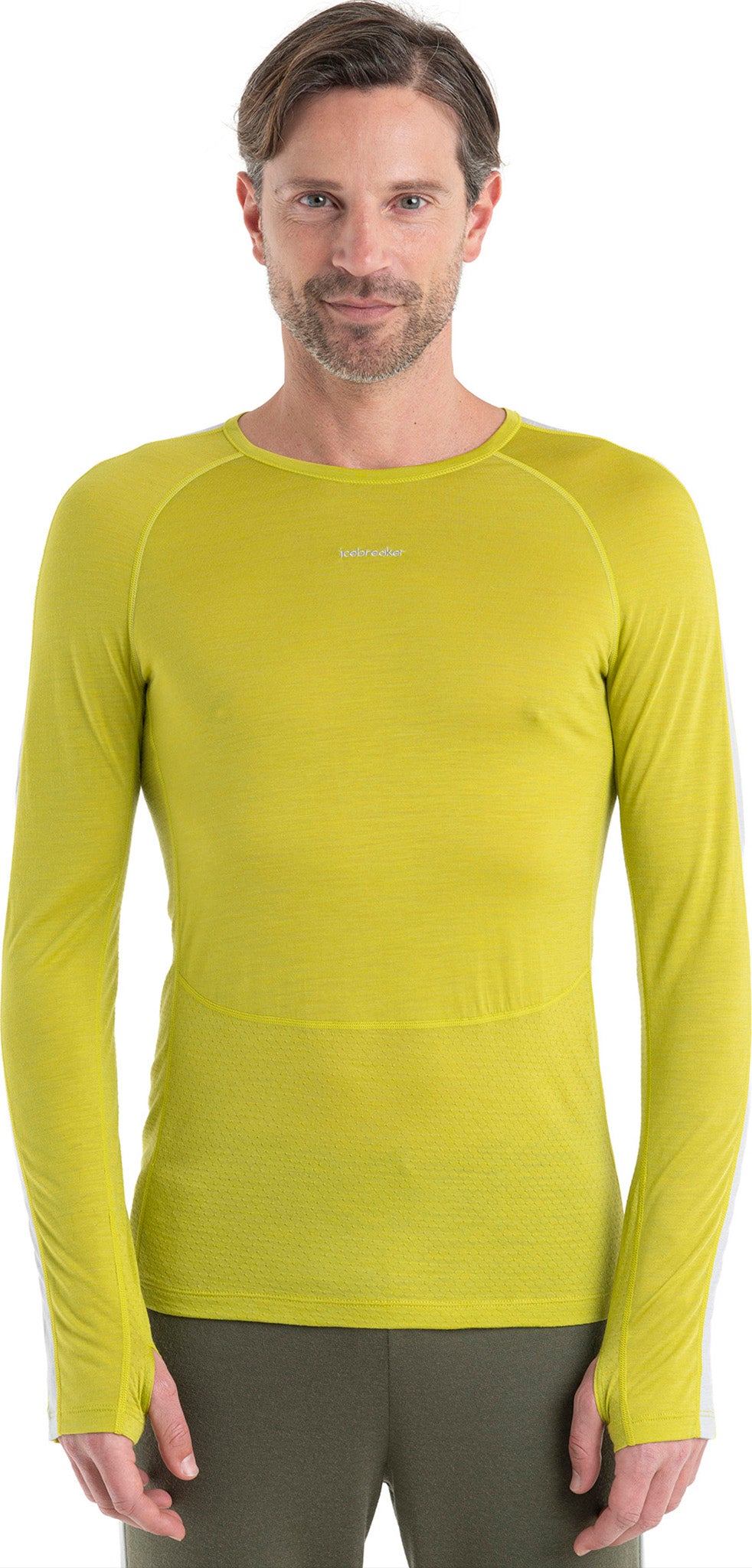 125 ZoneKnit Merino Wool Long Sleeve Thermal Base Layer Top for Men - Warm Winter Underwear Shirt for Skiing, Hiking & Outdoor Activities
