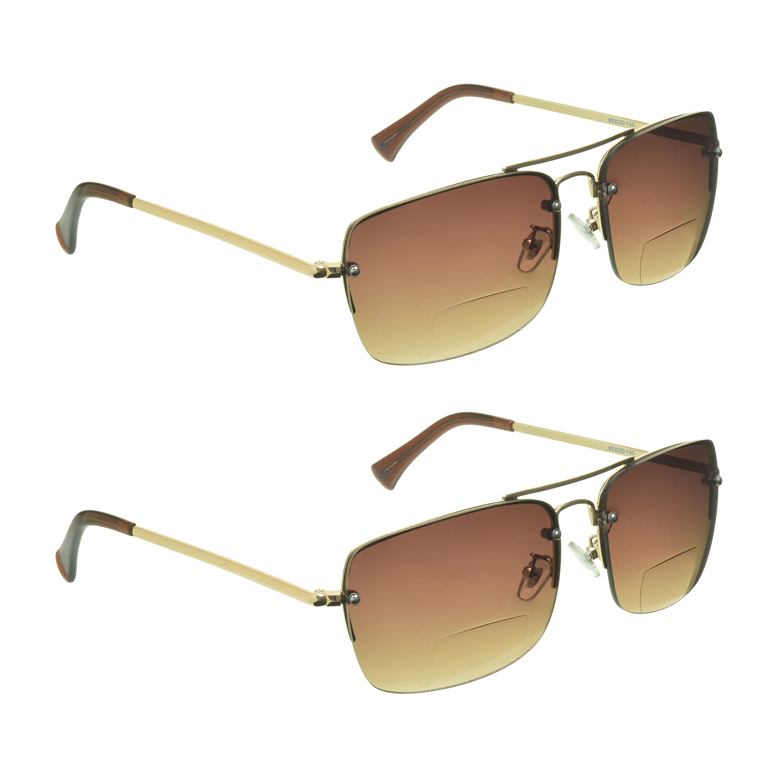 ProSPORT Gradient Bifocal Sunglasses for Men & Women - Polarized Aviator Reading Glasses with UV Protection | Perfect for Driving, Fishing & Outdoor Activities