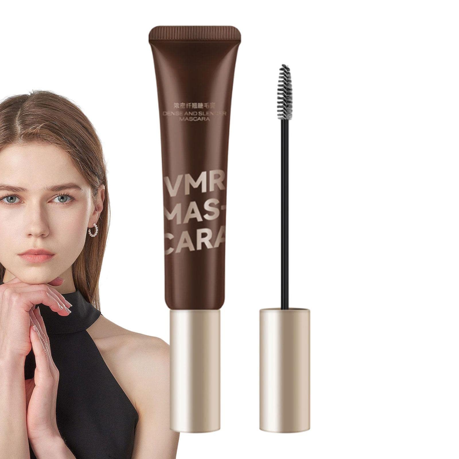 Volumizing & Lengthening Mascara for Sensitive Eyes - Smudge Proof Waterproof Eyelash Enhancer with Brush | Natural Looking High Lifting Mascara for Women | Perfect for Daily Wear, Special Occasions & Professional Makeup Looks