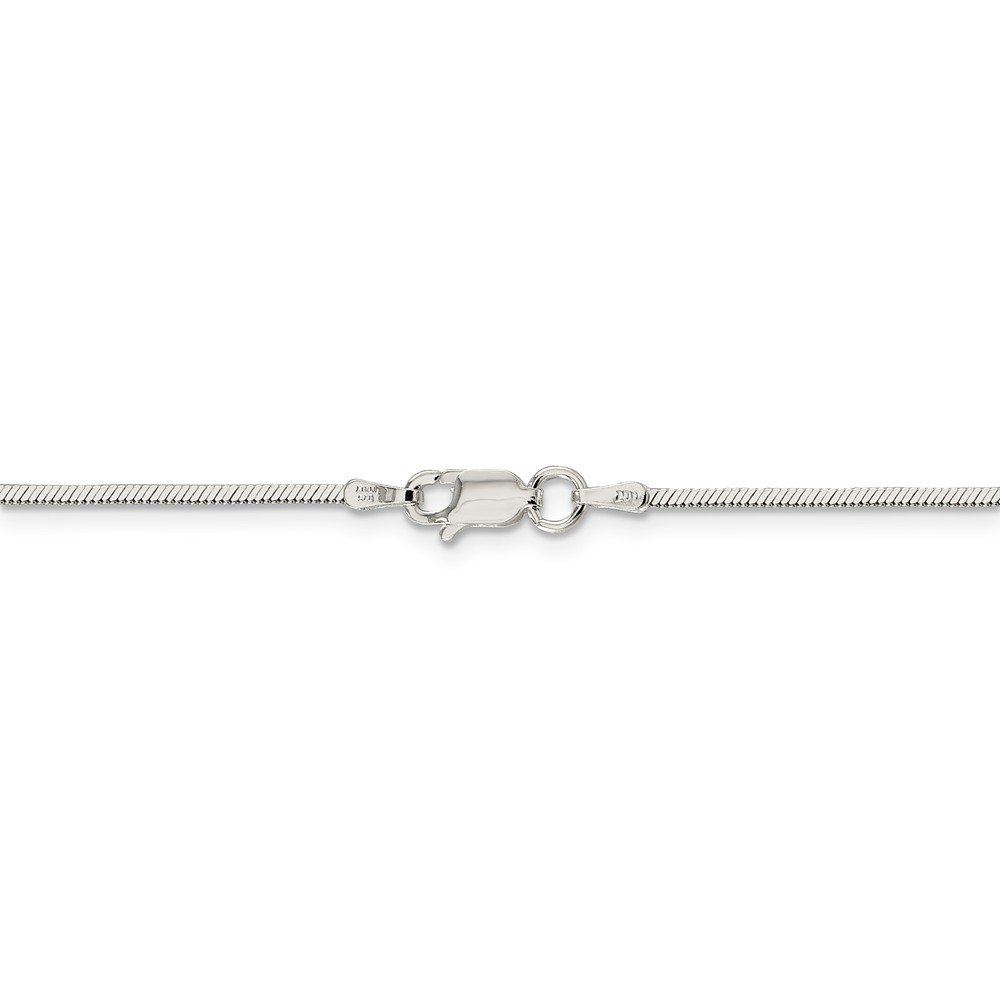 925 Sterling Silver 1.25mm Square Snake Chain Necklace for Women - Durable Lobster Clasp, Hypoallergenic Jewelry Gift for Her - Perfect for Everyday Wear, Date Nights & Special Occasions