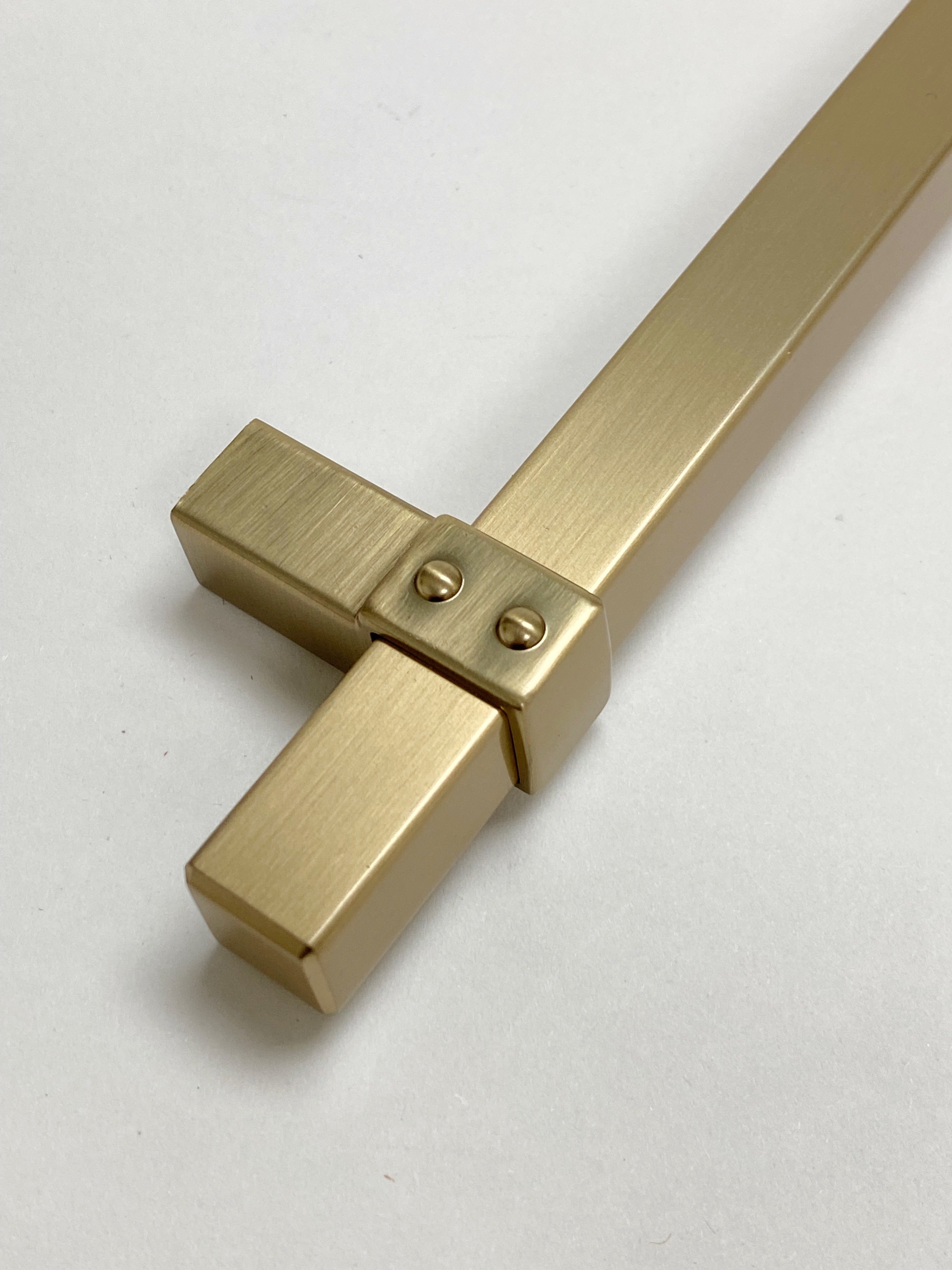 Champagne Bronze Rio T Bar Cabinet Knobs and Drawer Pulls - Elegant Hardware for Kitchen Cabinets, Bathroom Vanities & Furniture Upgrades