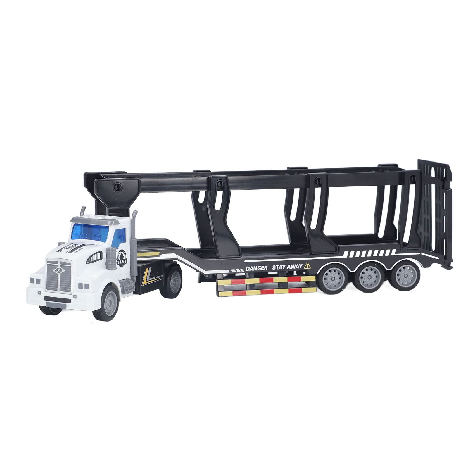 1:48 Scale Durable Container Truck Toy with Open Tailgate - Realistic Model for Kids 3+ Years Old - Perfect for Outdoor Play, Collecting & Gift Giving