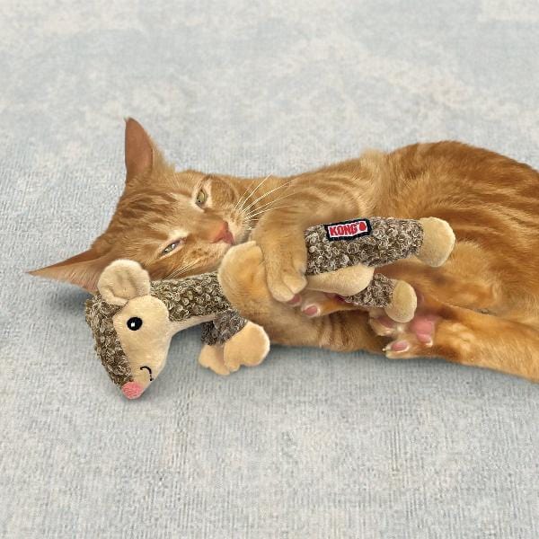 KONG Cat Luvs Mouse Cat Toy - Interactive Plush Mouse Toy for Cats - Perfect for Playtime, Exercise & Indoor Entertainment