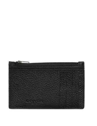 Coach Cosmic Zip Card Case with Rocket Print - Stylish Wallet for Credit Cards & ID - Perfect for Travel, Work, and Everyday Use