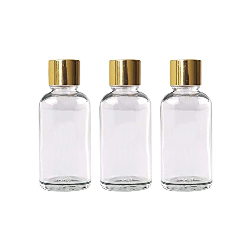 Glass Bottle, Golden Cap, 30ml