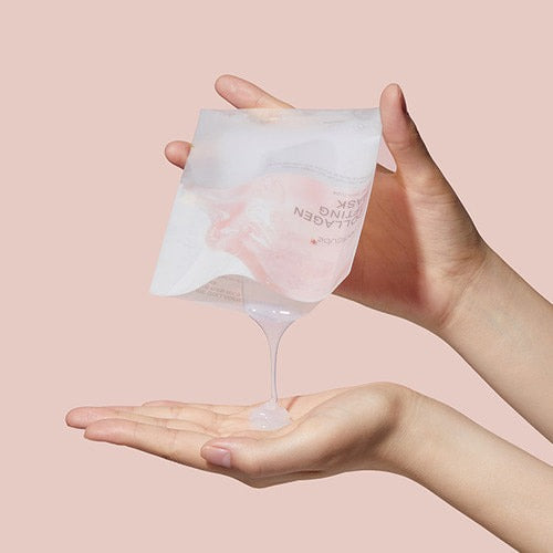 Medicube Collagen Lifting Face Mask - Anti-Aging & Firming Treatment - 10 Sheet Pack for Hydration & Wrinkle Reduction - Perfect for Night Skincare Routine & Spa Days