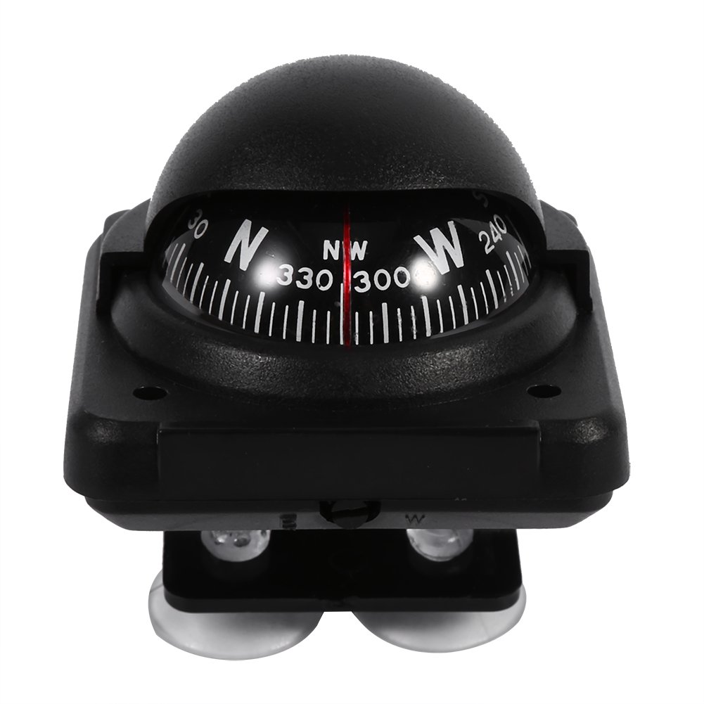 Car & Boat Compass - Multi-Function Dashboard Navigation Kit for Electronic Vehicles, Marine Ships & Outdoor Trips | Reliable Land & Sea Navigation for Road Trips, Sailing & Adventure Travel