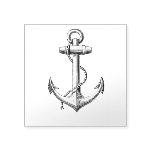 Clear - Anchor Sticker