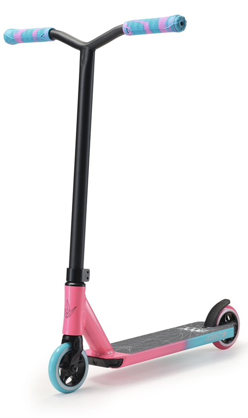 Envy One S3 Complete Scooter for Kids & Teens - Pink & Teal Electric Scooter with LED Lights - Perfect for Commuting, School & Outdoor Fun