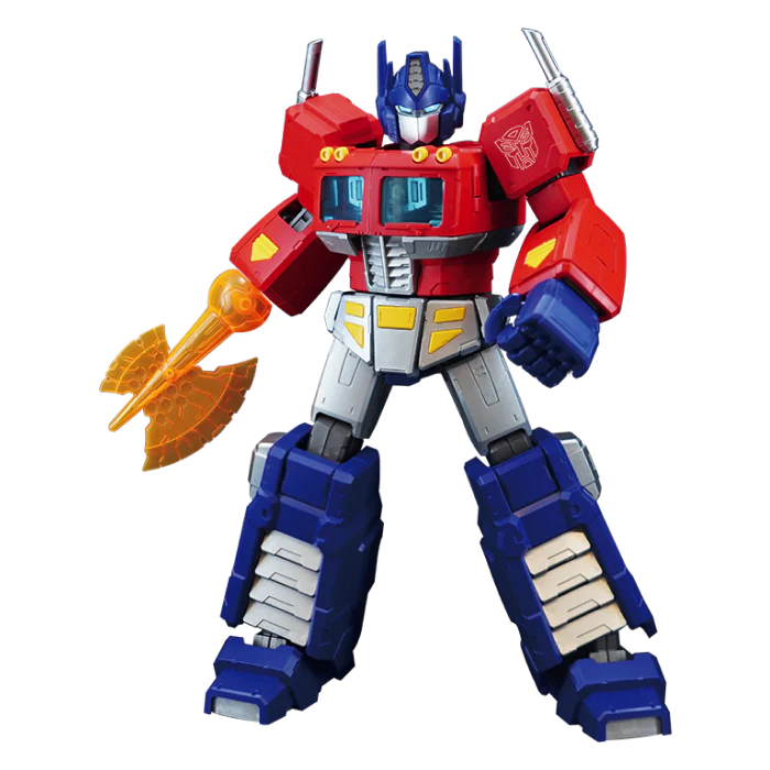 Blokees Transformers Action Edition G1 Optimus Prime Model Kit - Collectible Building Set for Fans & Display - Perfect for Home Decor, Gifts, and Toy Collections