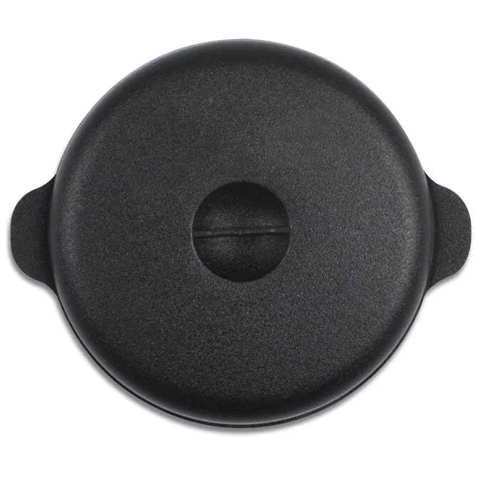 Comatec Round Cocotte with Lid - 2.75 Inch Microwave Safe Dutch Oven for Baking, Cooking & Serving - Perfect for Casseroles, Soups & Desserts