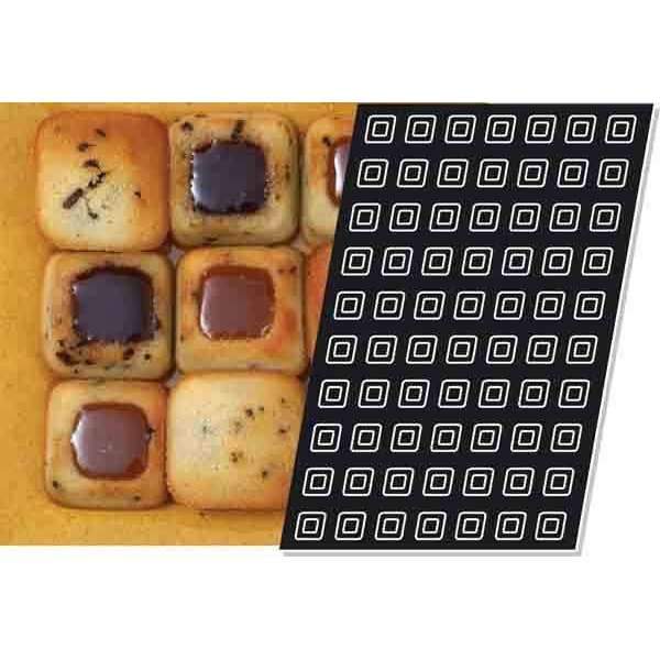 Premium Mini Square Savarins Silicone Baking Mold - Non-Stick, Heat-Resistant for Perfect Cakes, Desserts & Pastries - Ideal for Home Baking, Party Treats, and Holiday Cooking