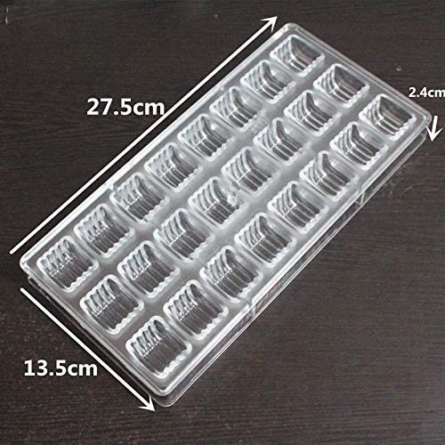 Thread-Shaped Candy Mold - DIY Polycarbonate Chocolate & Jelly Molds for Baking - Perfect for Cupcake Decorations, Candy Making, and Party Treats