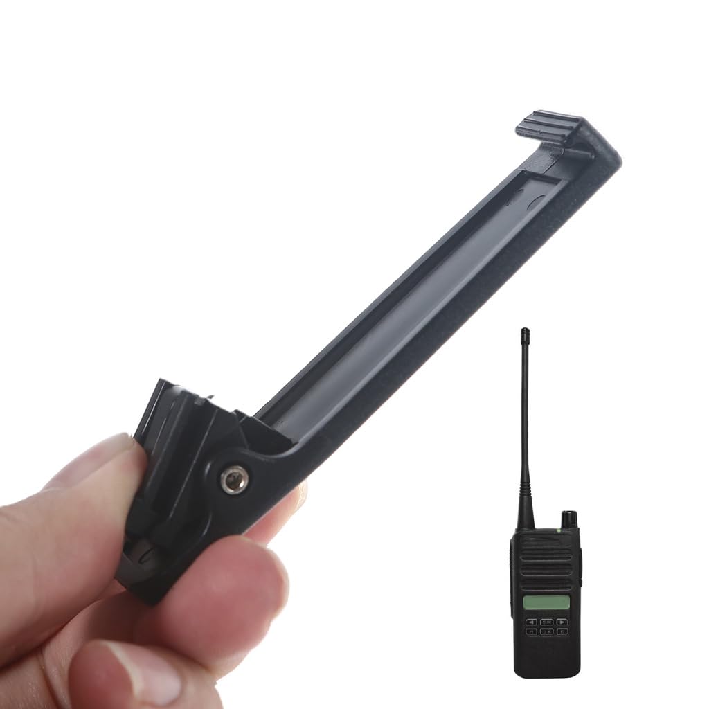 ZENZQ MB-133 Two-Way Radio Belt Clip for IC-V88 IC-U88 IC-F1000 IC-F2000 IC-F29SR Walkie Talkies - Secure Hands-Free Communication for Construction, Security & Outdoor Activities