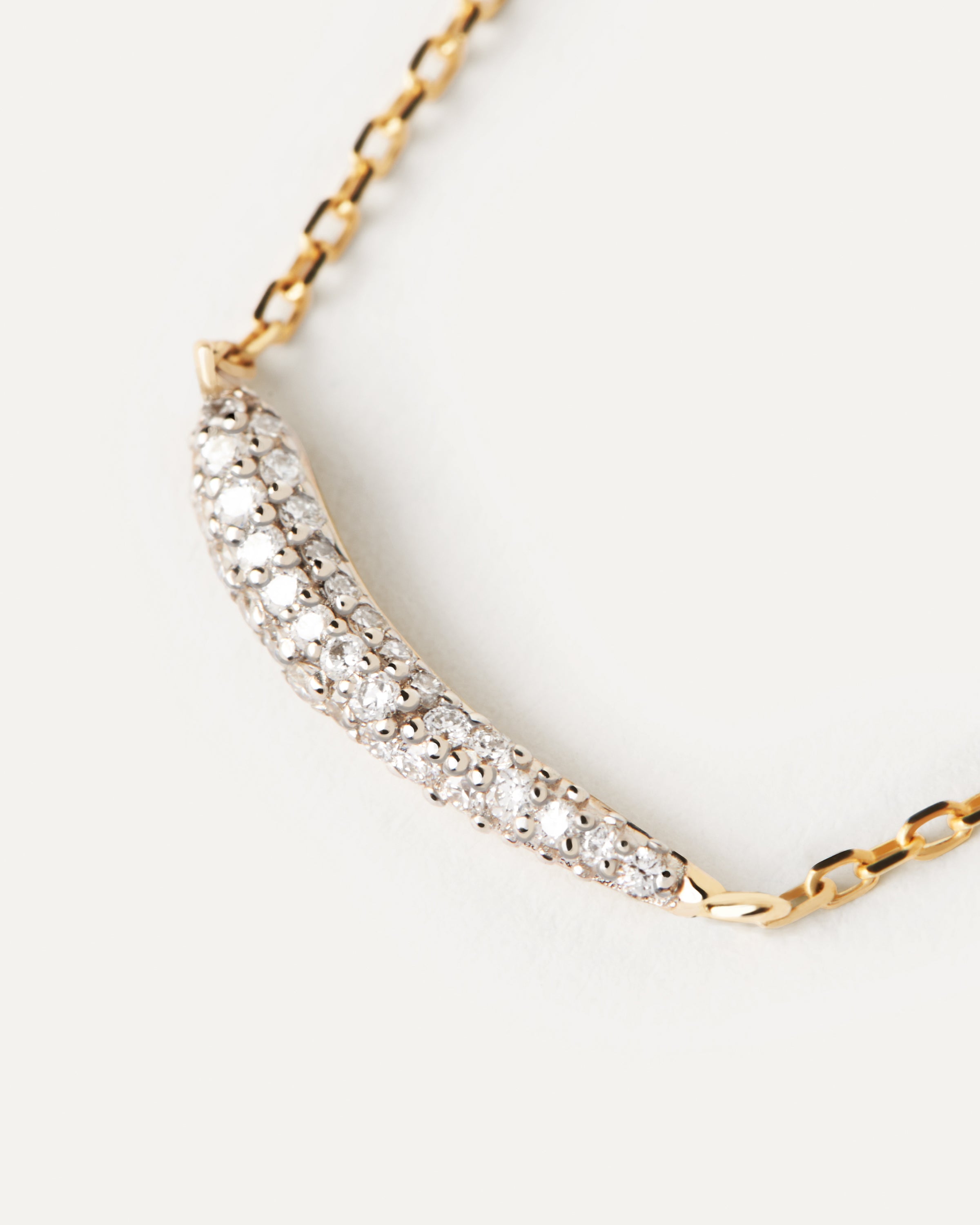 GRID 2 Diamonds and Gold Nilo Necklace - Elegant 18K Gold Plated Pendant with Genuine Diamonds for Women | Perfect for Weddings, Anniversaries & Special Occasions