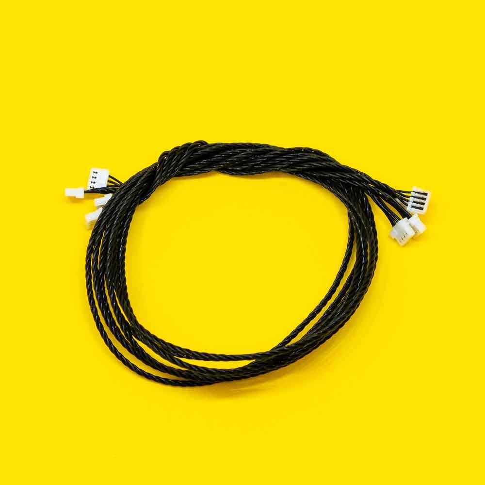 RGB LED Strip Connector Cable 30cm (4 Pack) - Perfect for DIY Home Lighting, Gaming Setups & PC Mods