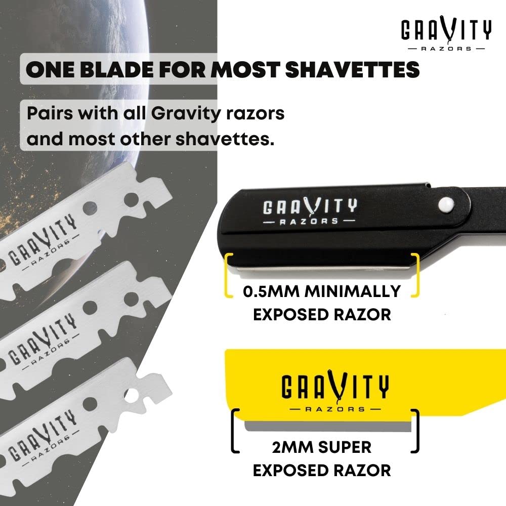 Premium Stainless Steel Single Edge Razor Blades - 100 Pack Swedish Steel Blades for Safety Razors & Straight Edge Shaving - Smooth Shave for Men & Women - Ideal for Home, Travel & Barber Shop Use